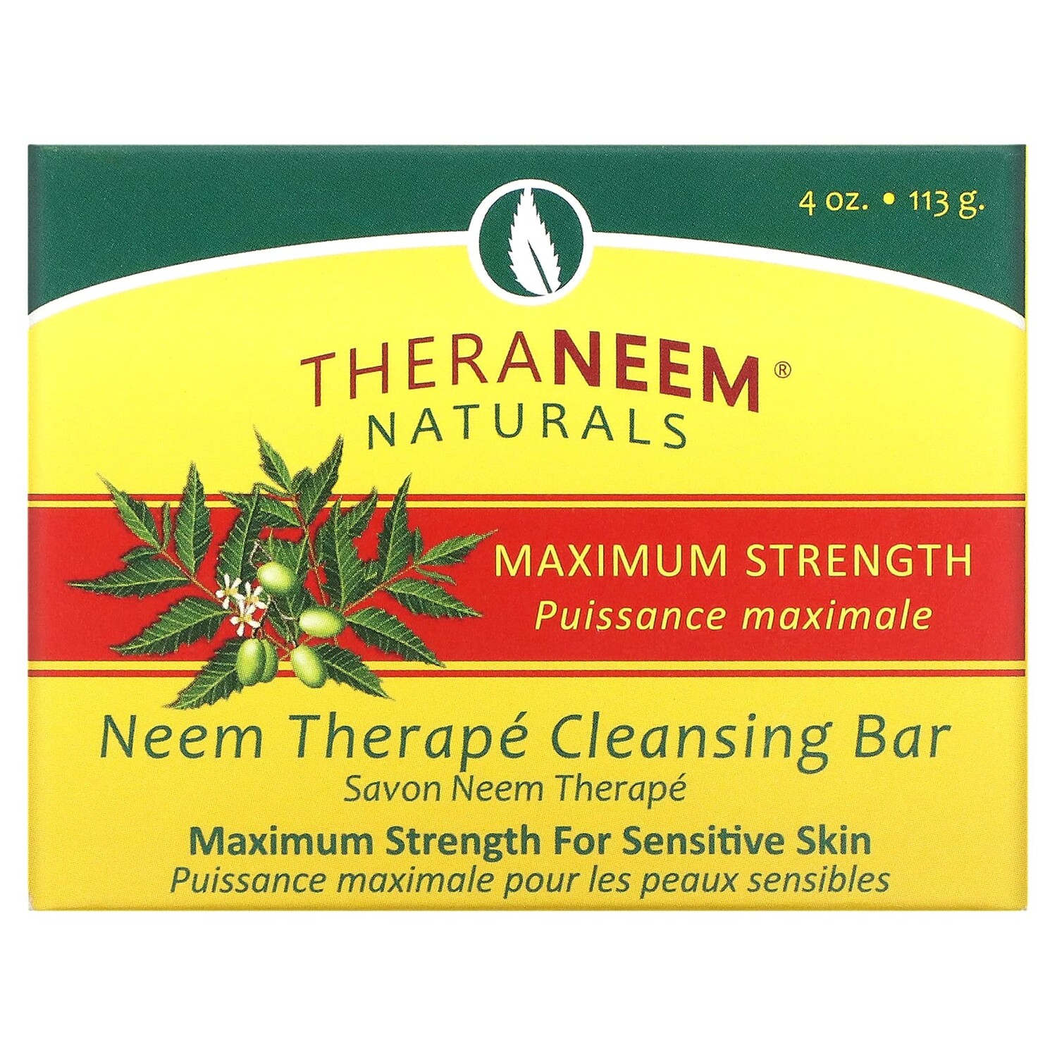 Organix South TheraNeem Organix Neem Therapy Cleansing Bar Maximum Strength 4 oz (113 g)
Organix South TheraNeem Organix Neem Therapy Cleansing Bar Maximum Strength 4 oz (113 g)