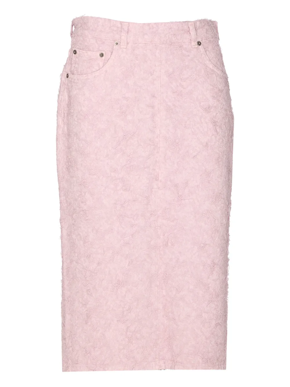 Джинсовая юбка миди с кружевным узором Haikure, розовый
Джинсовая юбка миди с кружевным узором Haikure, розовый