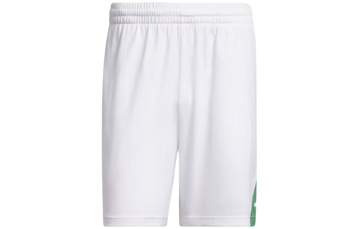 Одежда Спортивные шорты Мужские Белые Adidas, белый 
Одежда Спортивные шорты Мужские Белые Adidas, белый