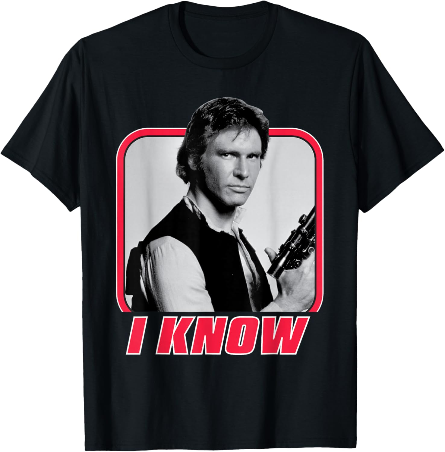 Футболка Star Wars Han Solo I Know ко Дню святого Валентина, черная
Футболка Star Wars Han Solo I Know ко Дню святого Валентина, черная