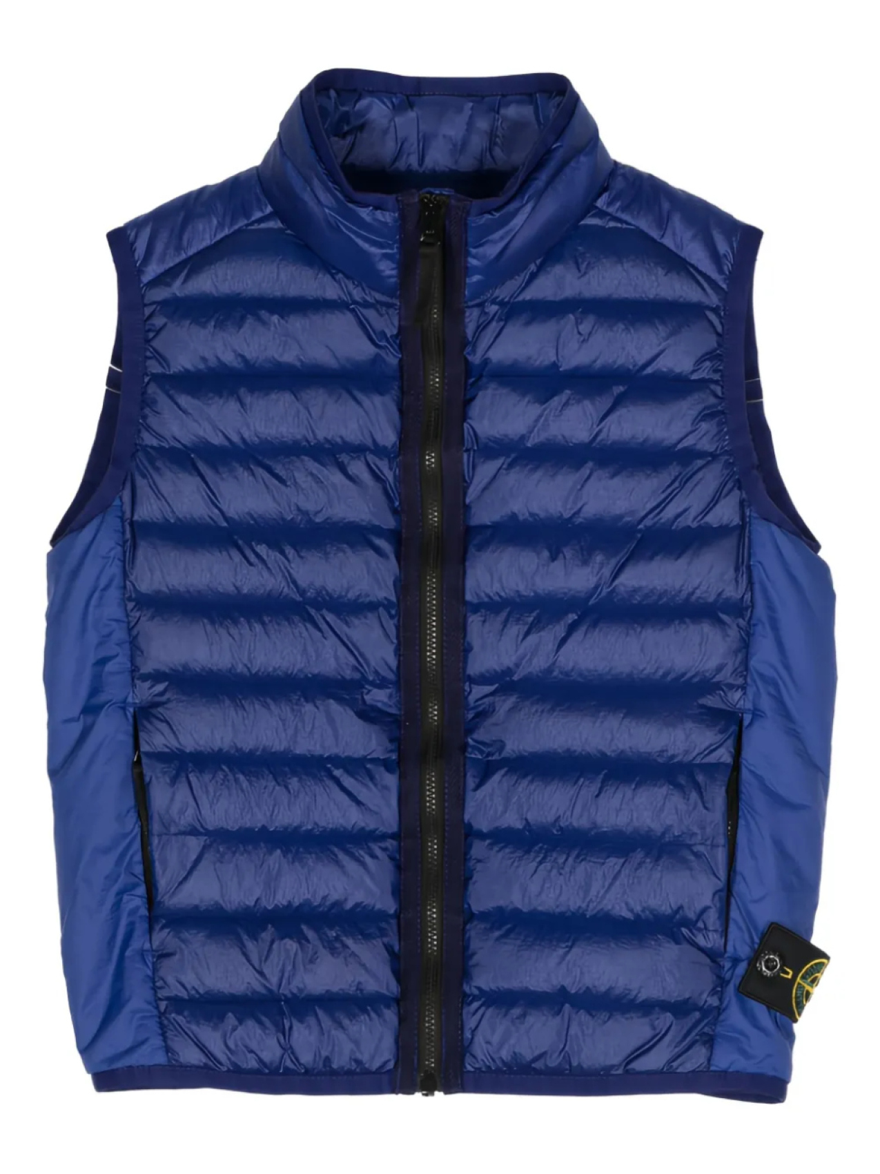 Компас-значок внизу жилета Stone Island Junior, синий 
Компас-значок внизу жилета Stone Island Junior, синий