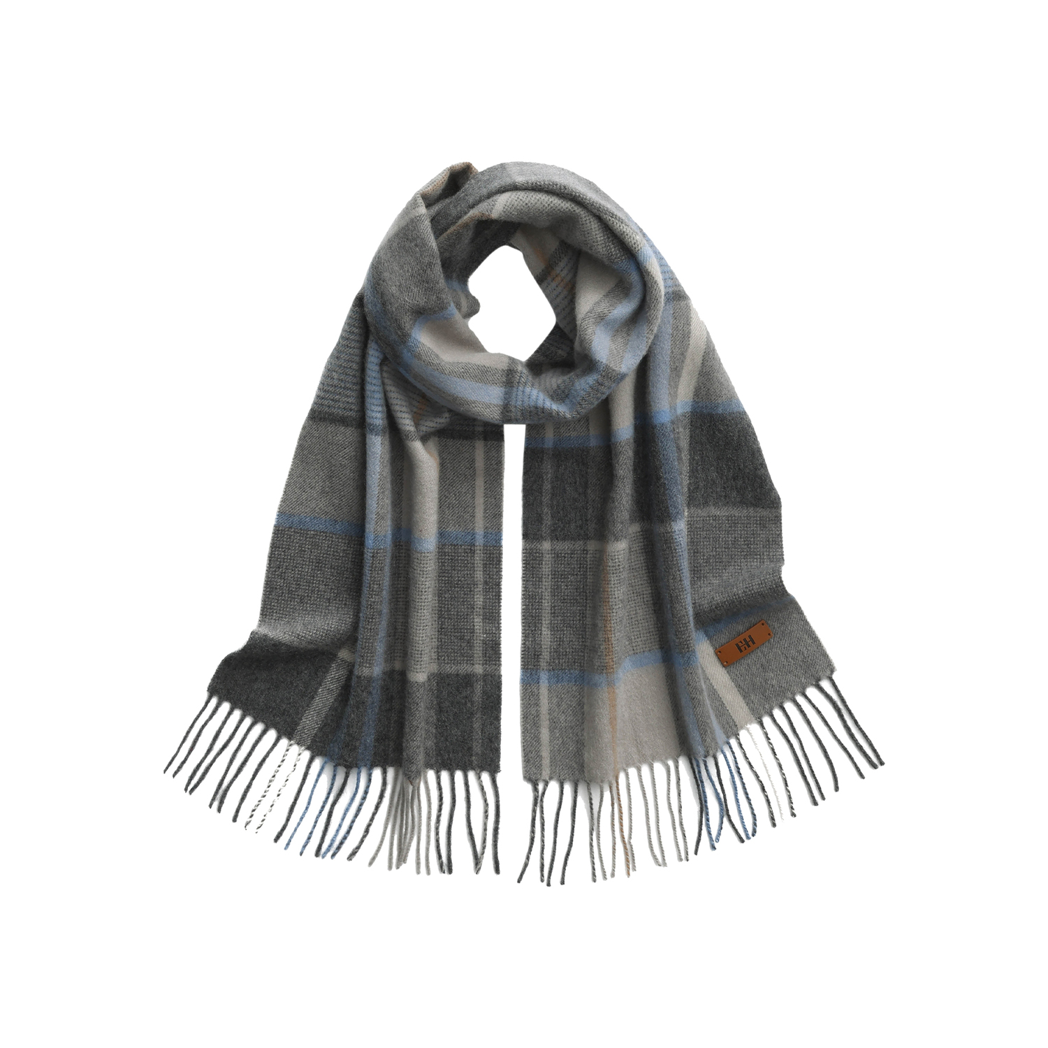 Шарф мужской вязаный 100% кашемир ELLE, серый синий
Шарф мужской вязаный 100% кашемир ELLE, серый синий