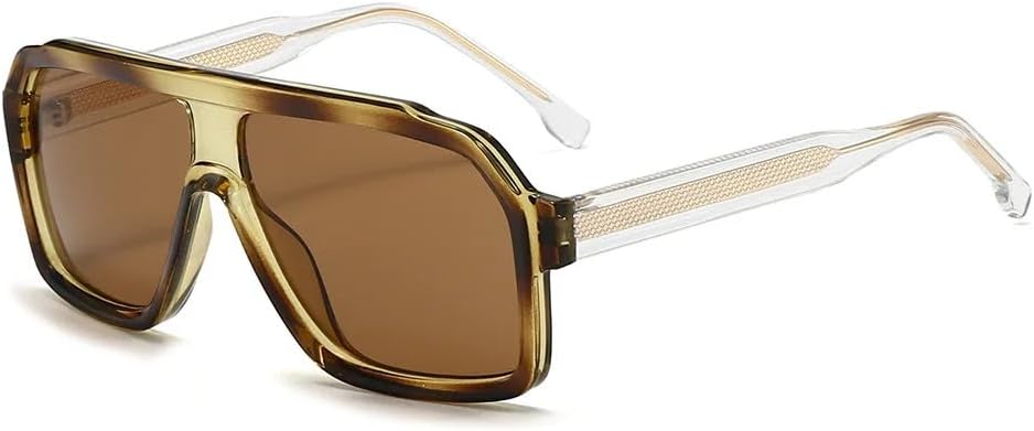 Мужские солнцезащитные очки большого размера в стиле ретро с градиентным переходом цвета, женские роскошные солнцезащитные очки UV400 для активного отдыха и вождения, квадратной формы HYYZZC, Yellow Tea
Мужские солнцезащитные очки большого размера в стиле ретро с градиентным переходом цвета, женские роскошные солнцезащитные очки UV400 для активного отдыха и вождения, квадратной формы HYYZZC, Yellow Tea