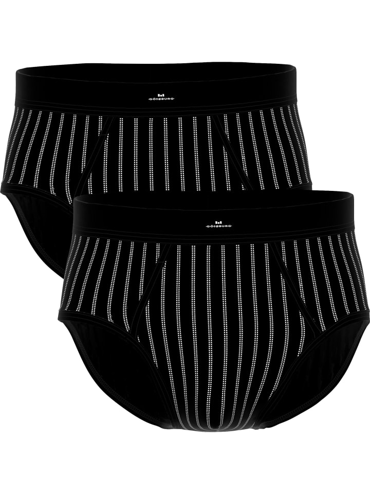 Götzburg Хлопковые трусы в тонкую ребристую резинку, комплект из 2 штук, черные
Götzburg Хлопковые трусы в тонкую ребристую резинку, комплект из 2 штук, черные