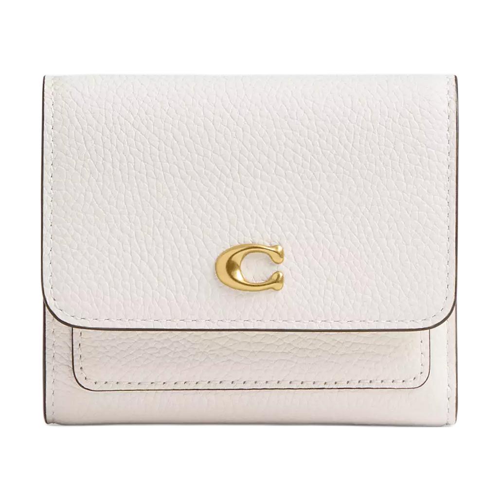 Кожаный кошелек маленький Women's Brass & Chalk COACH, Brass & Chalk
Кожаный кошелек маленький Women's Brass & Chalk COACH, Brass & Chalk