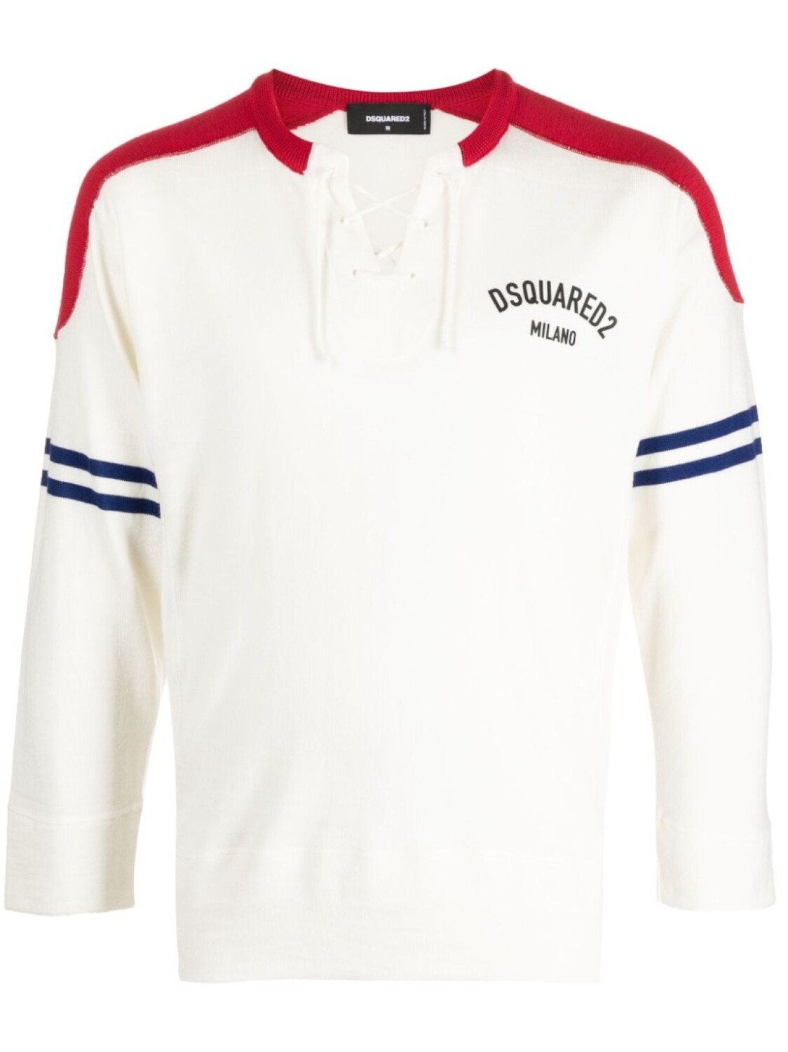 Dsquared2 джемпер с логотипом, белый 
Dsquared2 джемпер с логотипом, белый