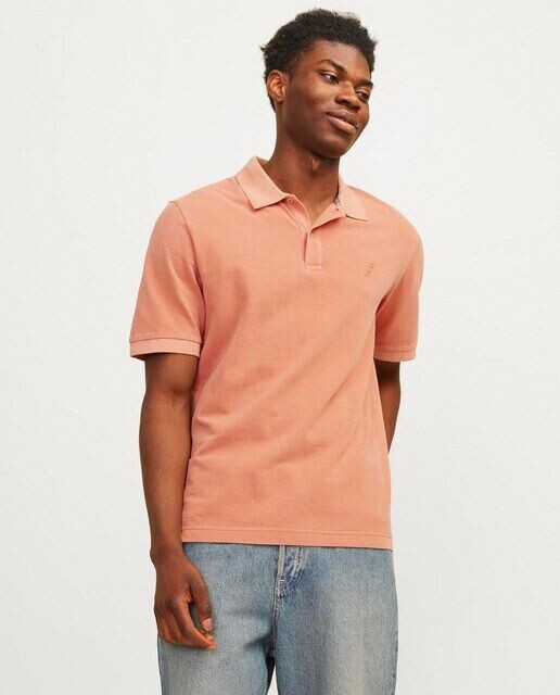 Мужская рубашка-поло с короткими рукавами и логотипом сбоку Jack & Jones, оранжевый
Мужская рубашка-поло с короткими рукавами и логотипом сбоку Jack & Jones, оранжевый