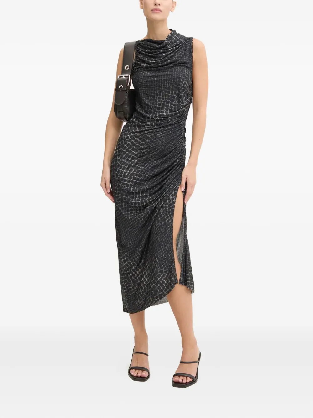 Платье миди без рукавов с разрезами по бокам Rick Owens Lilies, черный
Платье миди без рукавов с разрезами по бокам Rick Owens Lilies, черный