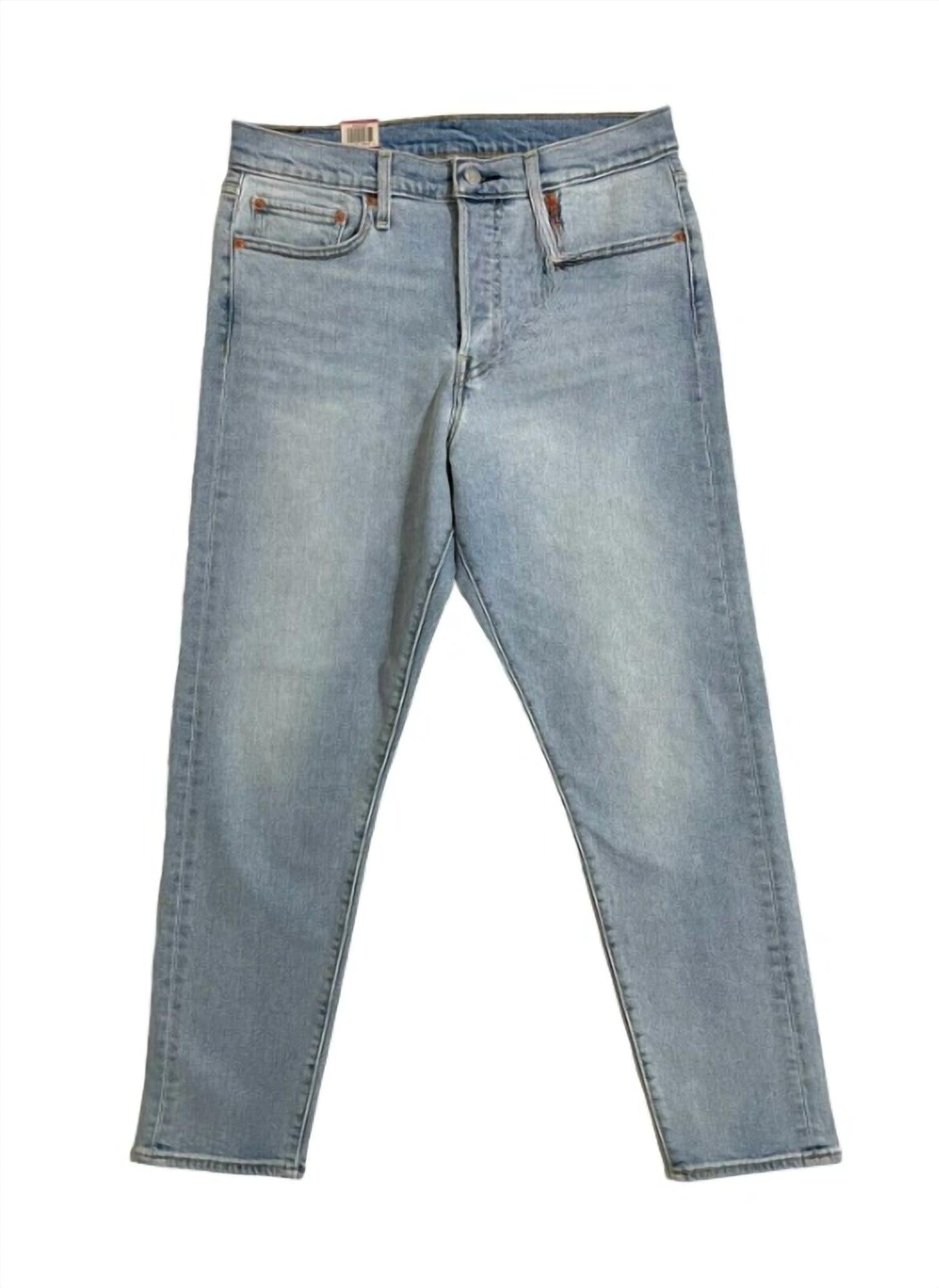 Женские джинсы Wedgie Fit с высокой посадкой и укороченным денимом синего цвета Levi's 
Женские джинсы Wedgie Fit с высокой посадкой и укороченным денимом синего цвета Levi's