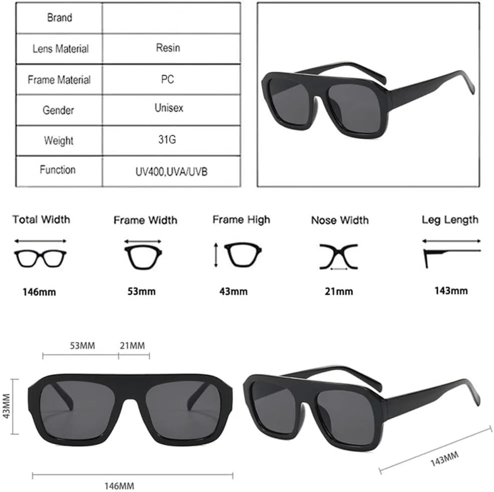 Модные квадратные женские солнцезащитные очки UV400 в стиле ретро с градиентом конфетных цветов, мужские солнцезащитные очки в стиле панк LXLHWN, Leopard Grey
Модные квадратные женские солнцезащитные очки UV400 в стиле ретро с градиентом конфетных цветов, мужские солнцезащитные очки в стиле панк LXLHWN, Leopard Grey