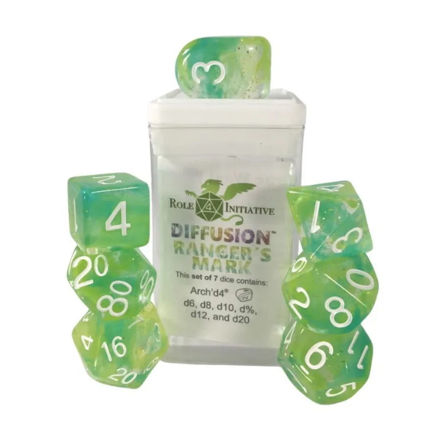 Набор Diffusion Poly — Знак рейнджера с цифрами (7), Class & Creature Dice - Poly Sets 
Набор Diffusion Poly — Знак рейнджера с цифрами (7), Class & Creature Dice - Poly Sets