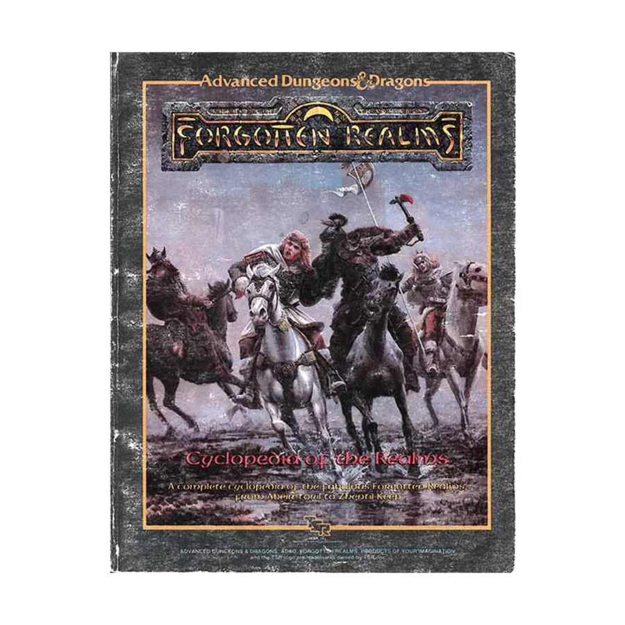 Forgotten Realms Campaign Setting (1st Edition) - Cyclopedia of the Realms, Forgotten Realms - Box Sets & Miscellaneous, мягкая обложка
Forgotten Realms Campaign Setting (1st Edition) - Cyclopedia of the Realms, Forgotten Realms - Box Sets & Miscellaneous, мягкая обложка
