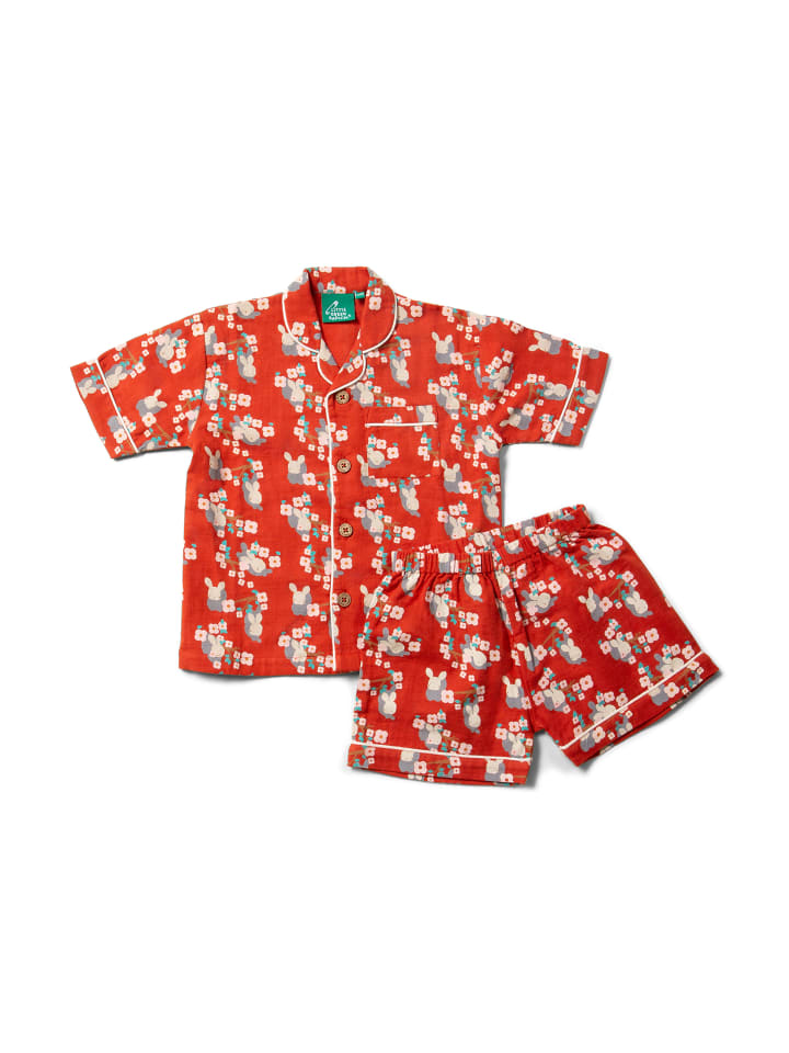 Little Green Radicals Пижамные шорты на пуговицах, красные
Little Green Radicals Пижамные шорты на пуговицах, красные