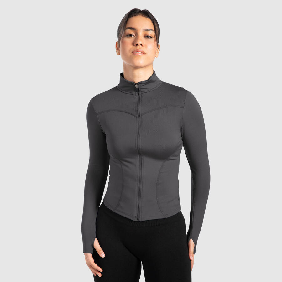 SMILODOX Женская спортивная куртка Indira антрацит
SMILODOX Женская спортивная куртка Indira антрацит