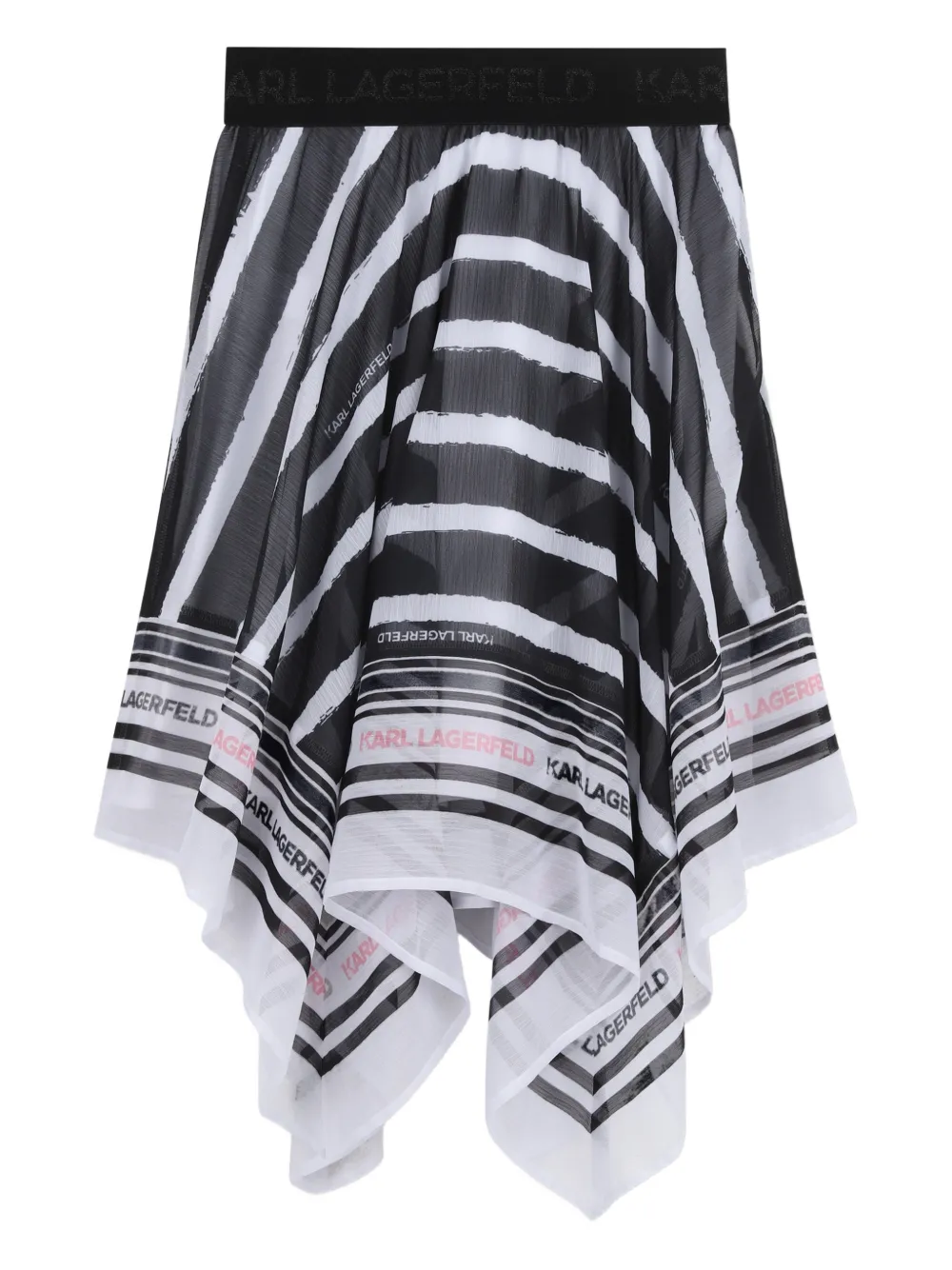 Юбка асимметричного кроя в полоску Karl Lagerfeld Kids, черный
Юбка асимметричного кроя в полоску Karl Lagerfeld Kids, черный