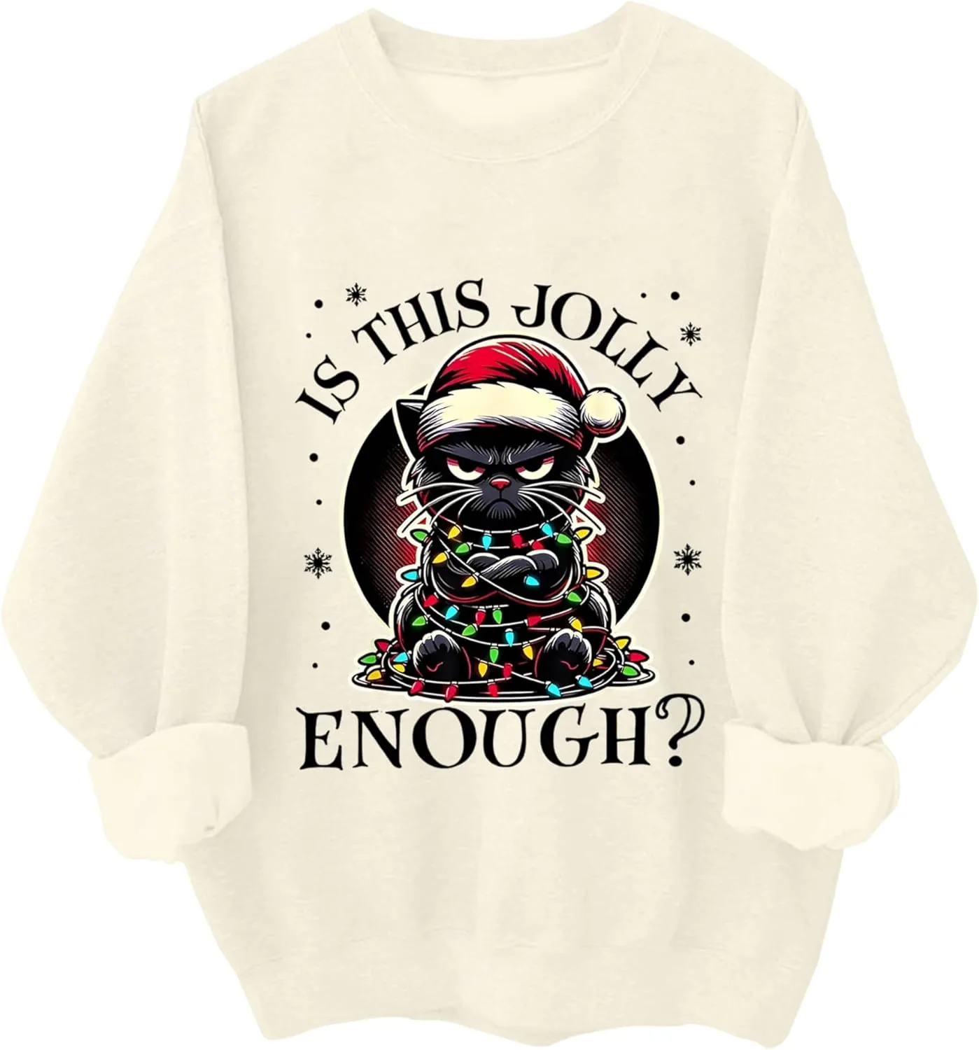 Свитшот Is This Jolly Enough с котами и рождественским принтом Kzggs
Свитшот Is This Jolly Enough с котами и рождественским принтом Kzggs