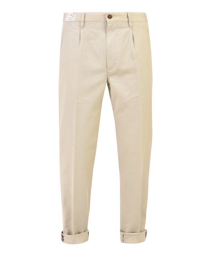 Хлопковые зауженные брюки с карманами Incotex, бежевый
Хлопковые зауженные брюки с карманами Incotex, бежевый