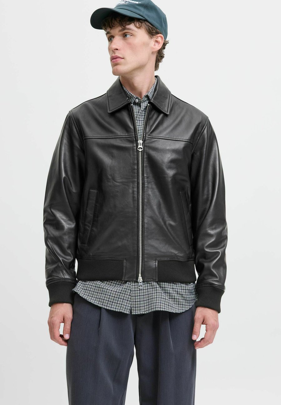 Куртка Jack & Jones Leather jacket, Black
Куртка Jack & Jones Leather jacket, Black