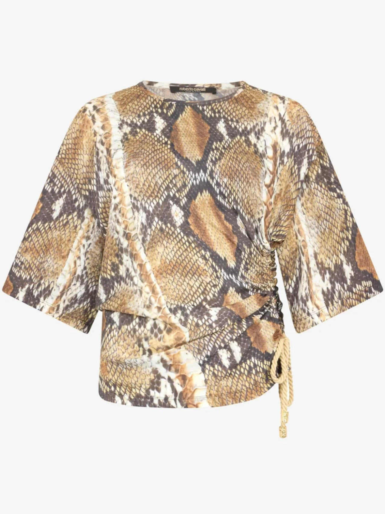 Футболка с принтом под змеиную кожу Roberto Cavalli, коричневый
Футболка с принтом под змеиную кожу Roberto Cavalli, коричневый