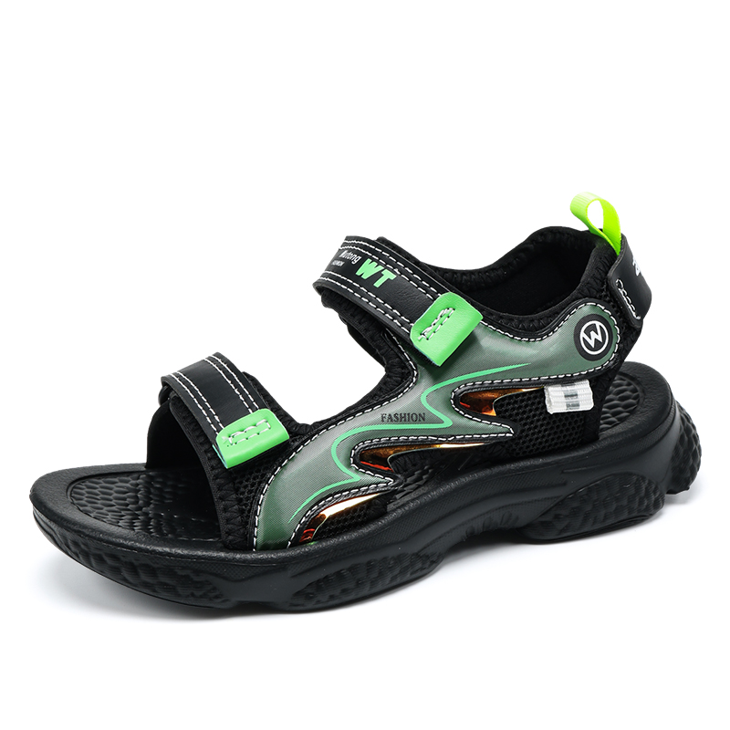 Нескользящие, влагоотводящие, дышащие детские сандалии для детей SHIBU, зеленый
Нескользящие, влагоотводящие, дышащие детские сандалии для детей SHIBU, зеленый