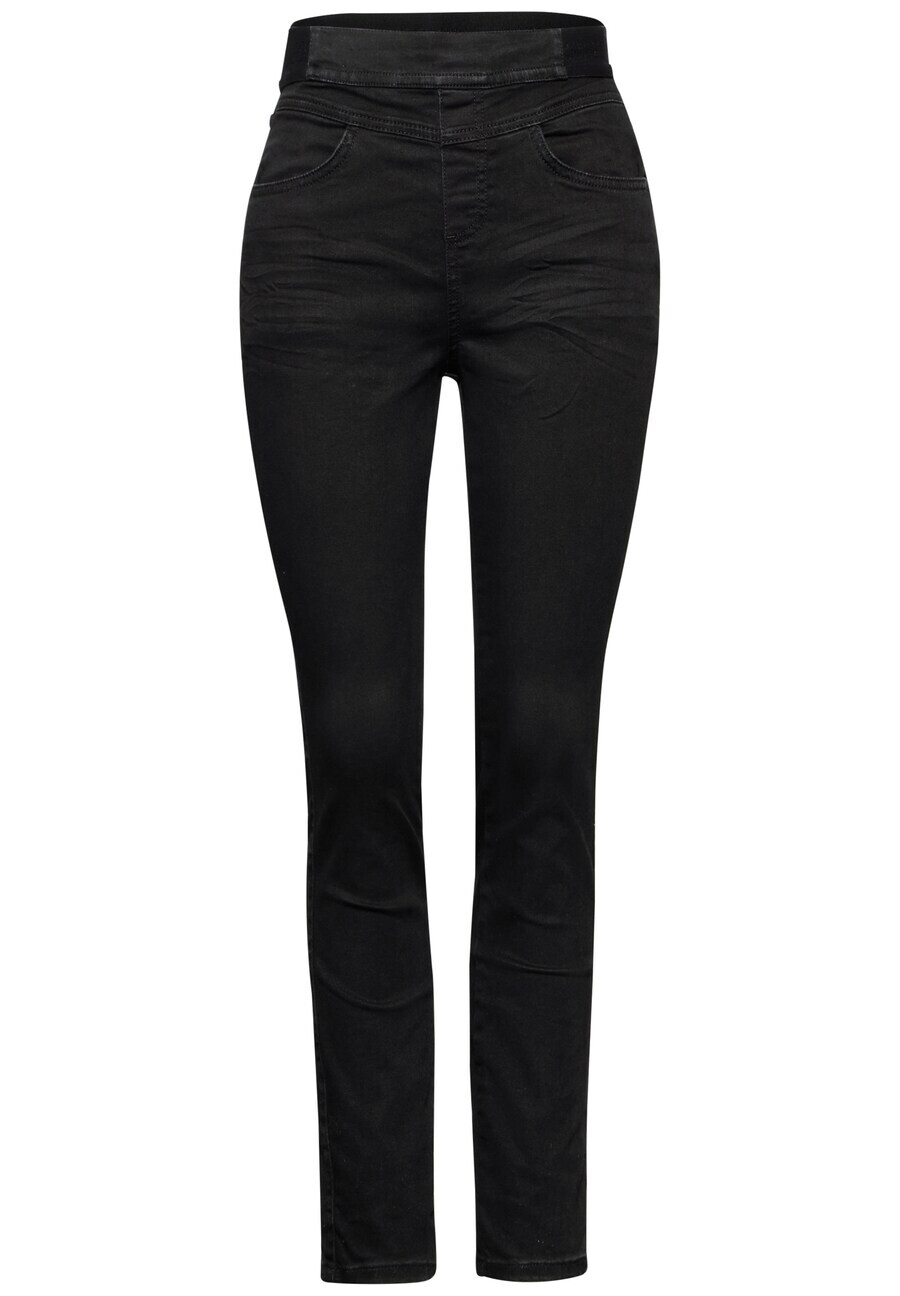 Джеггинсы STREET ONE Skinny Jeggings, черный
Джеггинсы STREET ONE Skinny Jeggings, черный