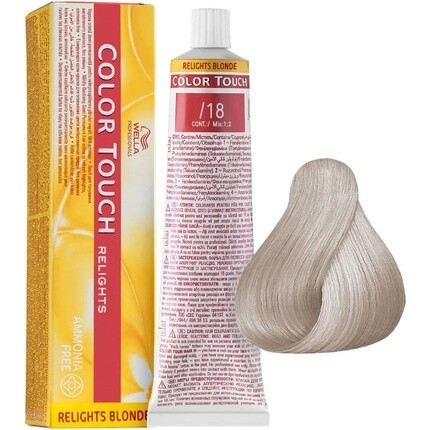 Professionals Color Touch Relights Blonde 18 Pearl Ash 60 мл, Wella
Professionals Color Touch Relights Blonde 18 Pearl Ash 60 мл, Wella