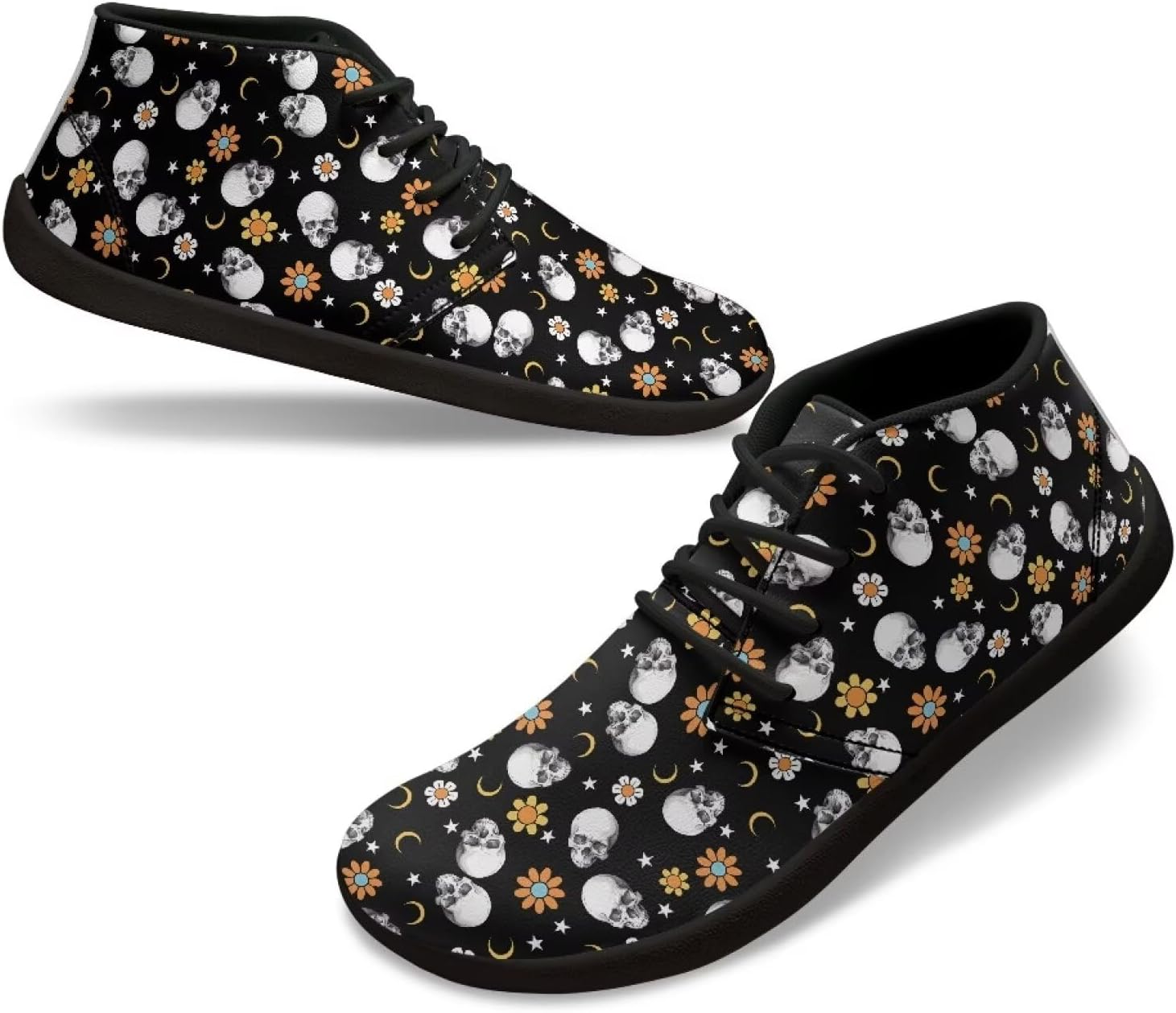 Мужские кроссовки Tomeusey Barefoot, обувь без шнурков, дышащие, с нулевым падением, легкие повседневные кроссовки для ходьбы и занятий спортом, Skull Floral
Мужские кроссовки Tomeusey Barefoot, обувь без шнурков, дышащие, с нулевым падением, легкие повседневные кроссовки для ходьбы и занятий спортом, Skull Floral