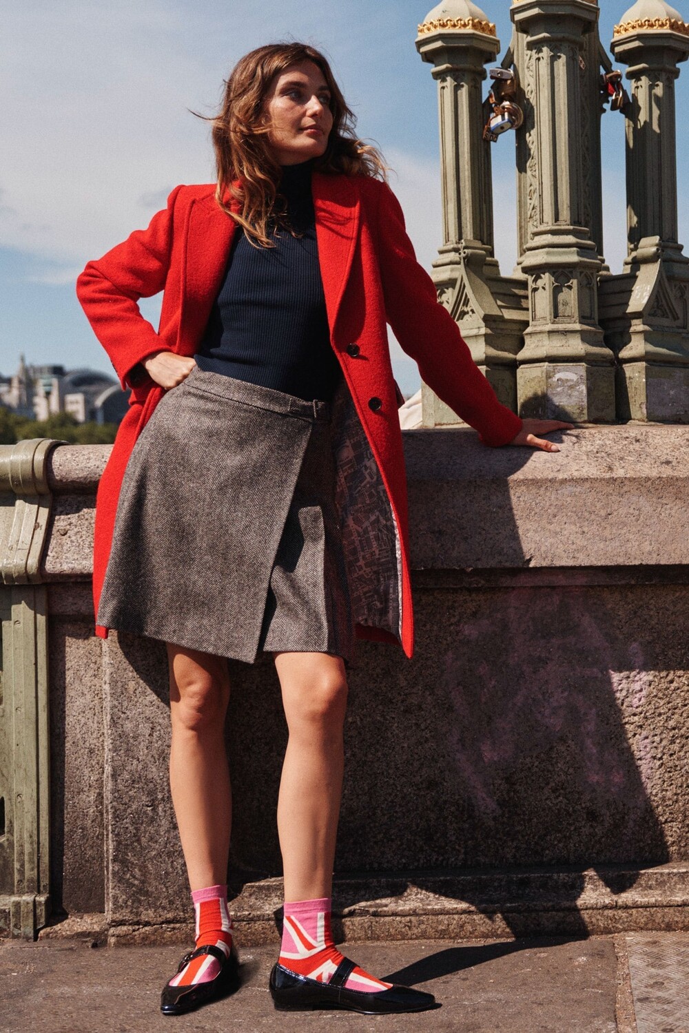 Юбка килт с пряжками от Хелен Boden, коричневый
Юбка килт с пряжками от Хелен Boden, коричневый