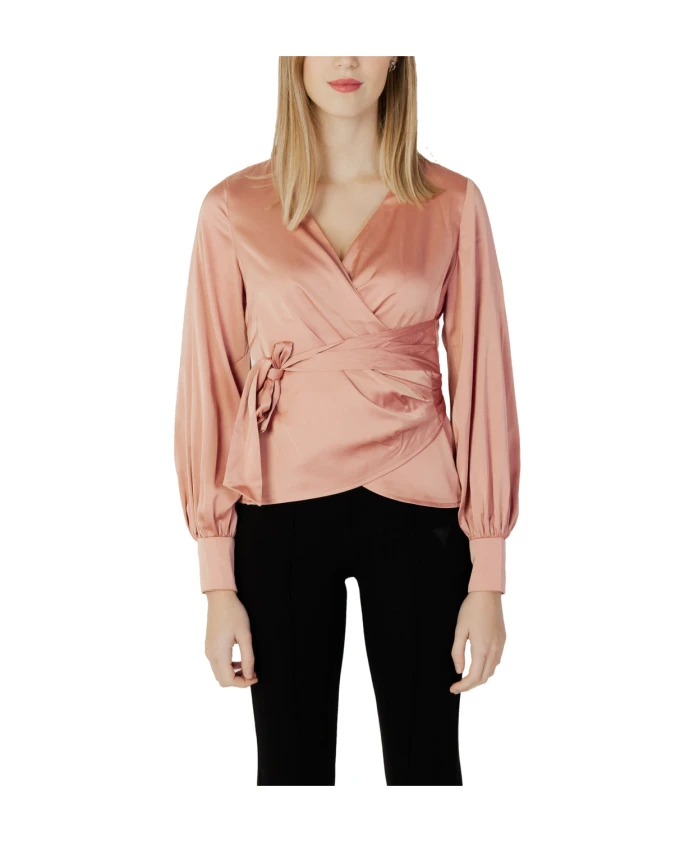 Розовая женская блузка с V-образным вырезом Guess, розовый
Розовая женская блузка с V-образным вырезом Guess, розовый