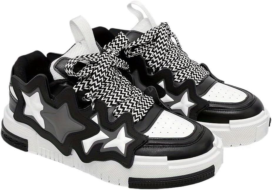 Модные мужские кроссовки в уличном стиле с цветными блоками, удобные противоскользящие прочные платформенные кроссовки для активного отдыха на улице Azttoztto, белый/черный
Модные мужские кроссовки в уличном стиле с цветными блоками, удобные противоскользящие прочные платформенные кроссовки для активного отдыха на улице Azttoztto, белый/черный