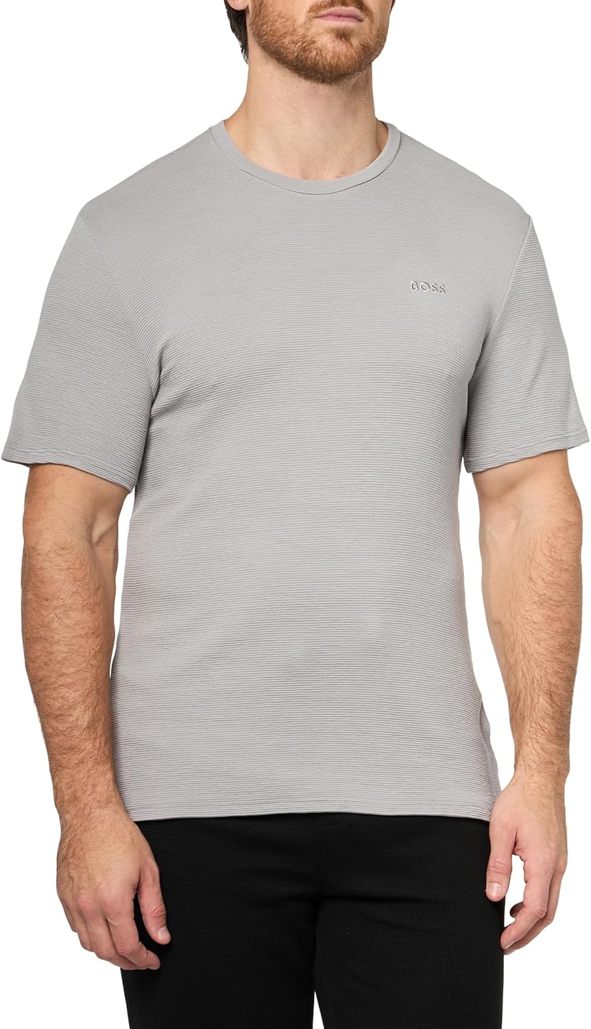 Мужская мягкая ребристая футболка BOSS с коротким рукавом, Glossy Microchip
Мужская мягкая ребристая футболка BOSS с коротким рукавом, Glossy Microchip