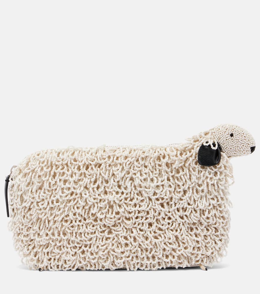 Клатч долли с бисером Staud, Ivory
Клатч долли с бисером Staud, Ivory