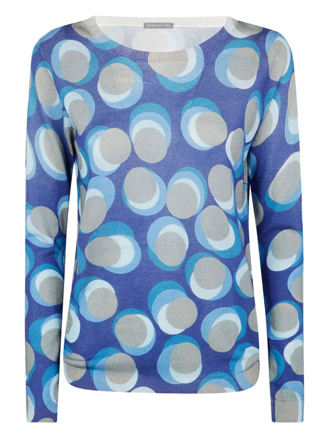 В КРОВАТЬ С ТОБОЙ геометрический джемпер IN BED WITH YOU, синий
В КРОВАТЬ С ТОБОЙ геометрический джемпер IN BED WITH YOU, синий