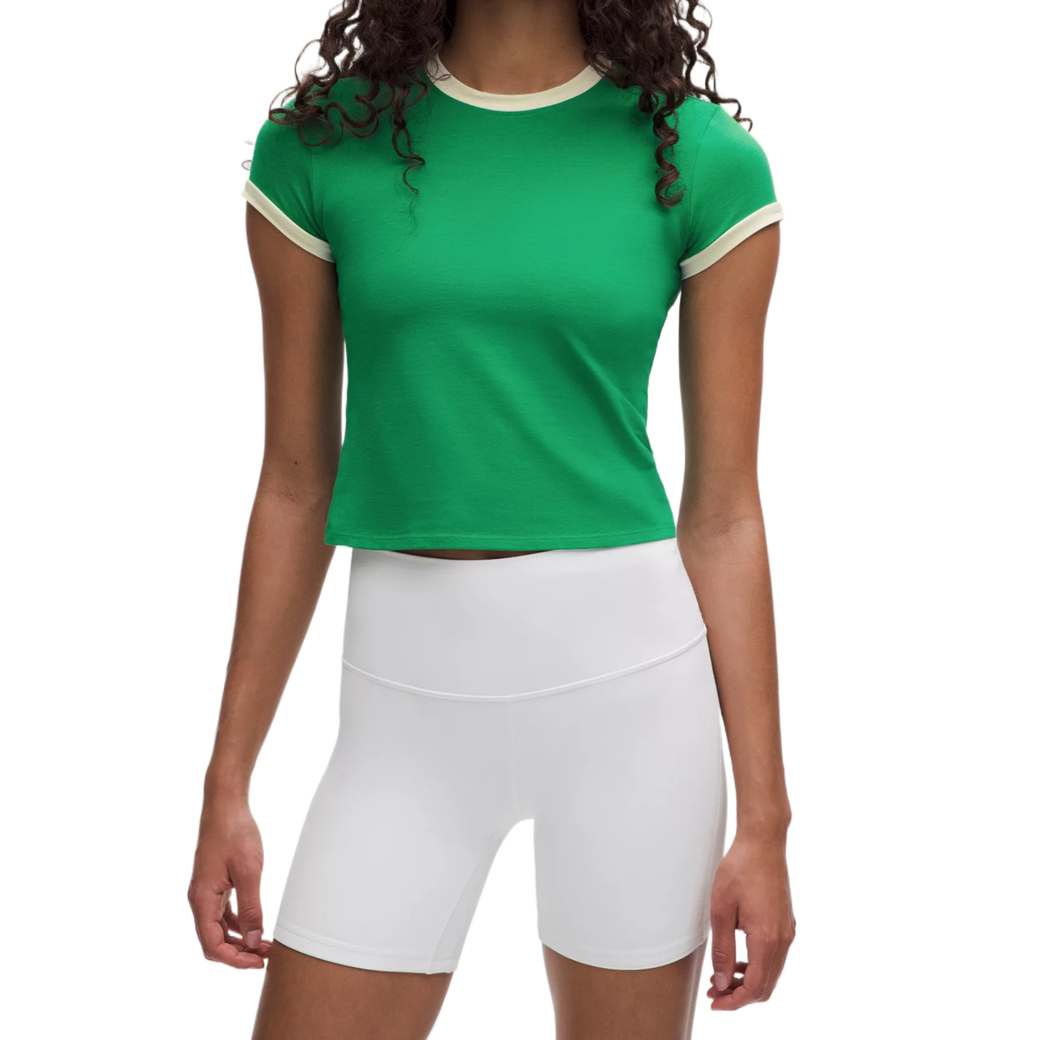 Обычная футболка женская Lululemon, зеленый/айвори
Обычная футболка женская Lululemon, зеленый/айвори