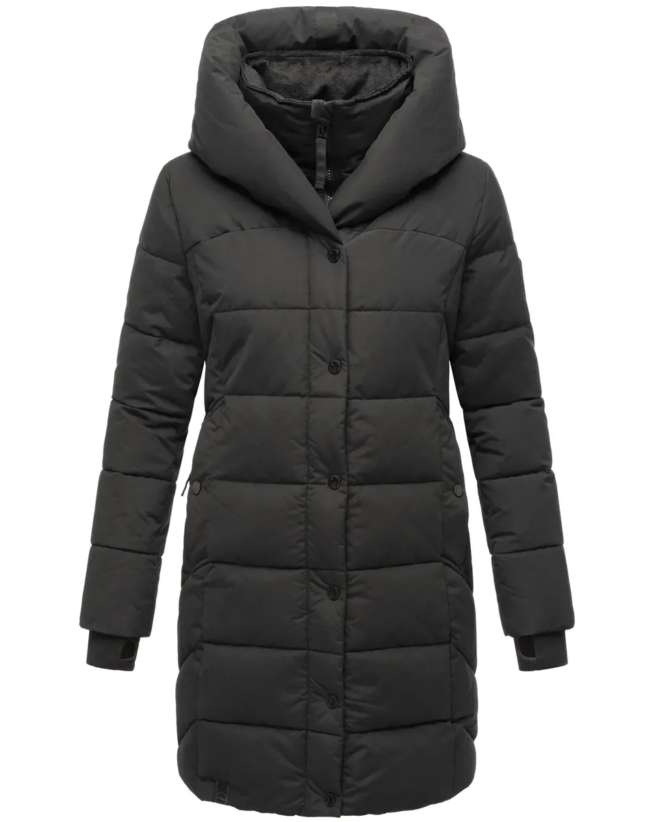 Стеганое пальто Наваху "Knutschilein", стильное женское пальто со съемным флисовым воротником Navahoo, черный
Стеганое пальто Наваху "Knutschilein", стильное женское пальто со съемным флисовым воротником Navahoo, черный
