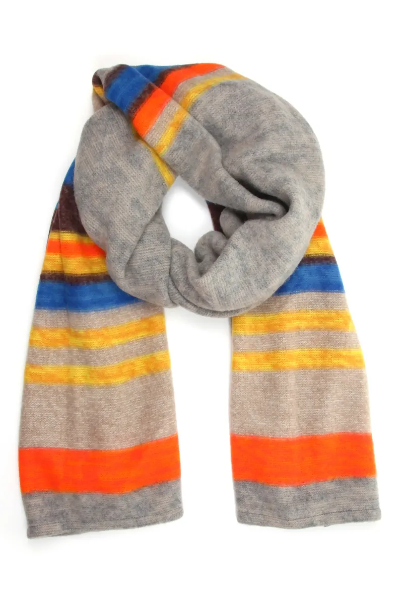 COLLEZIONE ALESSANDRO модный шарф "Bea", приятный, мягкий, в полоску, желтый
COLLEZIONE ALESSANDRO модный шарф "Bea", приятный, мягкий, в полоску, желтый