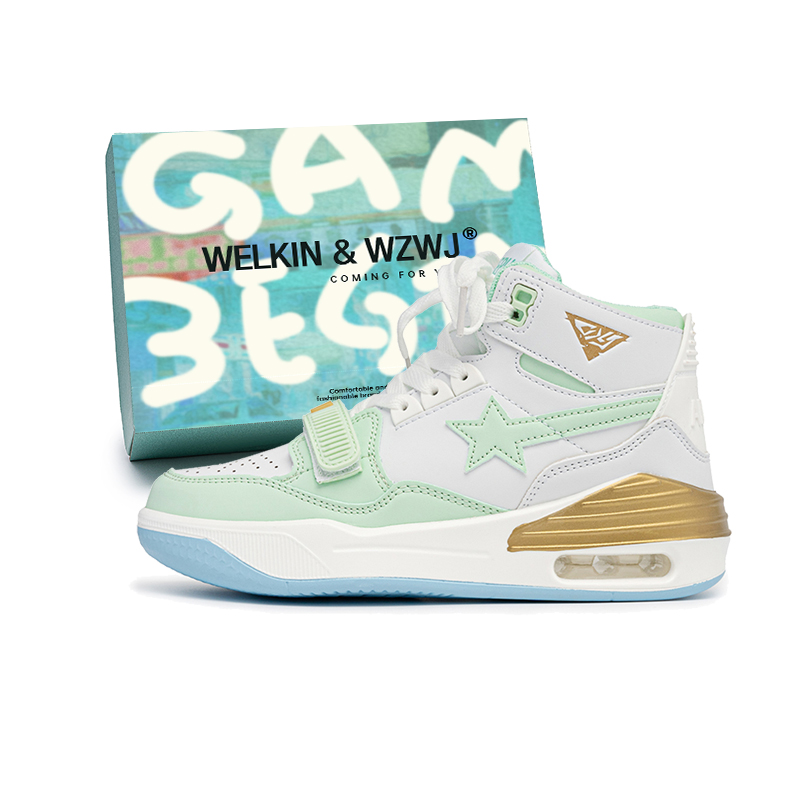 WELKIN&WZWJ Увеличение роста устойчивые к истиранию легкие дышащие нескользящие скейтбордские кроссовки унисекс белый мятно-зеленый высокие, цвет Mint Green High-Top
WELKIN&WZWJ Увеличение роста устойчивые к истиранию легкие дышащие нескользящие скейтбордские кроссовки унисекс белый мятно-зеленый высокие, цвет Mint Green High-Top