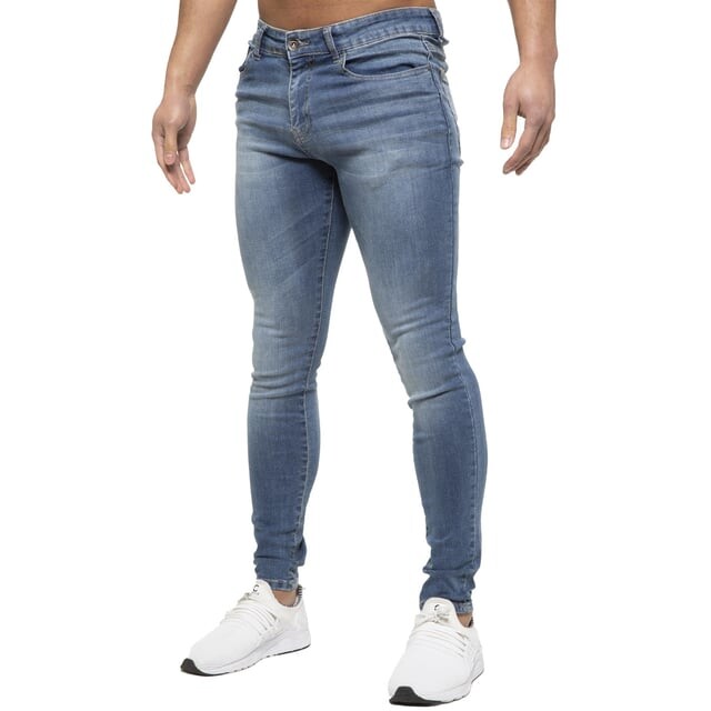Мужские дизайнерские узкие эластичные джинсы скинни Eto, синий
Мужские дизайнерские узкие эластичные джинсы скинни Eto, синий
