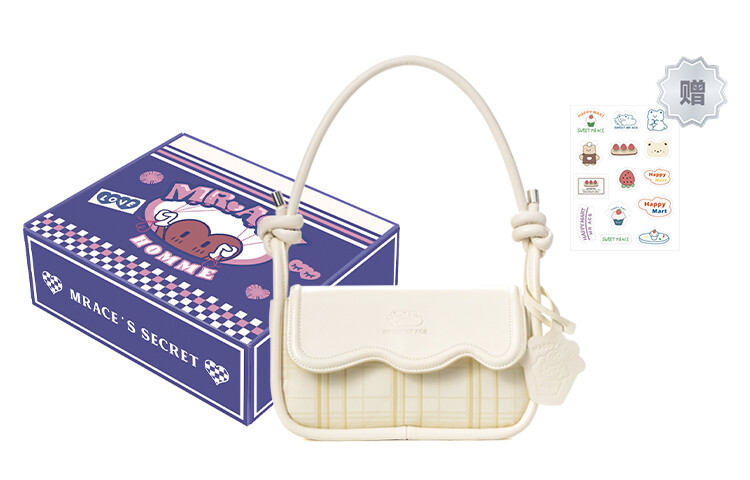 Mr.Ace Homme Женская сумка через плечо, Молочные конфеты белые (включая фирменную подарочную коробку)
Mr.Ace Homme Женская сумка через плечо, Молочные конфеты белые (включая фирменную подарочную коробку)