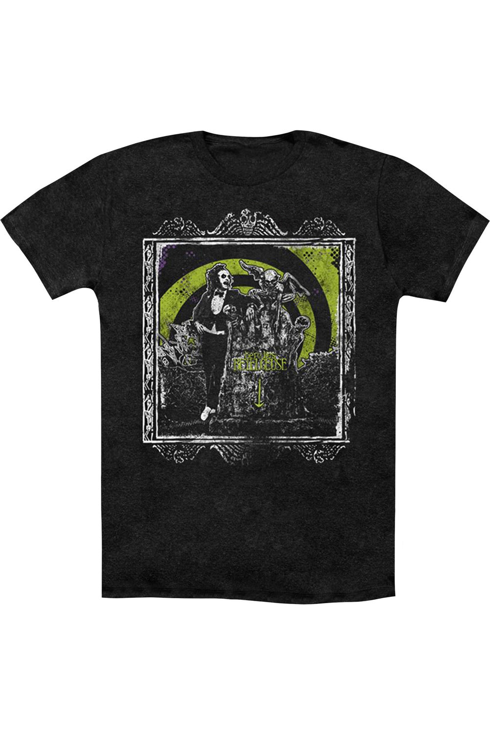 Футболка/футболка Beetlejuice Here Lies для взрослых Heather Gildan, черный
Футболка/футболка Beetlejuice Here Lies для взрослых Heather Gildan, черный