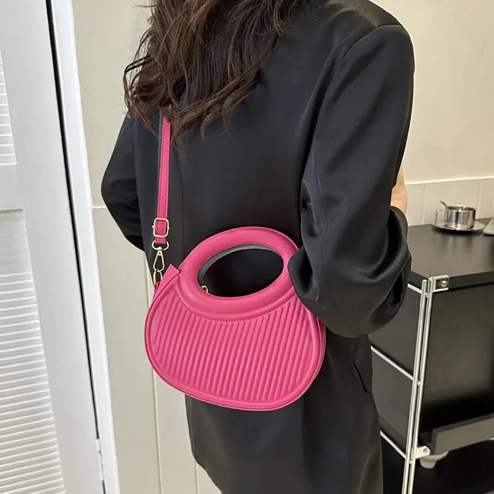 Полумесяц маленькая сумка через плечо FASHNZFAB, фуксия
Полумесяц маленькая сумка через плечо FASHNZFAB, фуксия