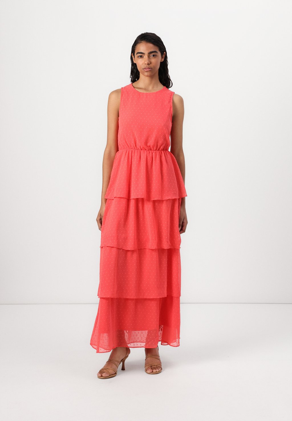 Платье макси VMMELISA LAYER MAXI DRESS Vero Moda, оранжевый 
Платье макси VMMELISA LAYER MAXI DRESS Vero Moda, оранжевый