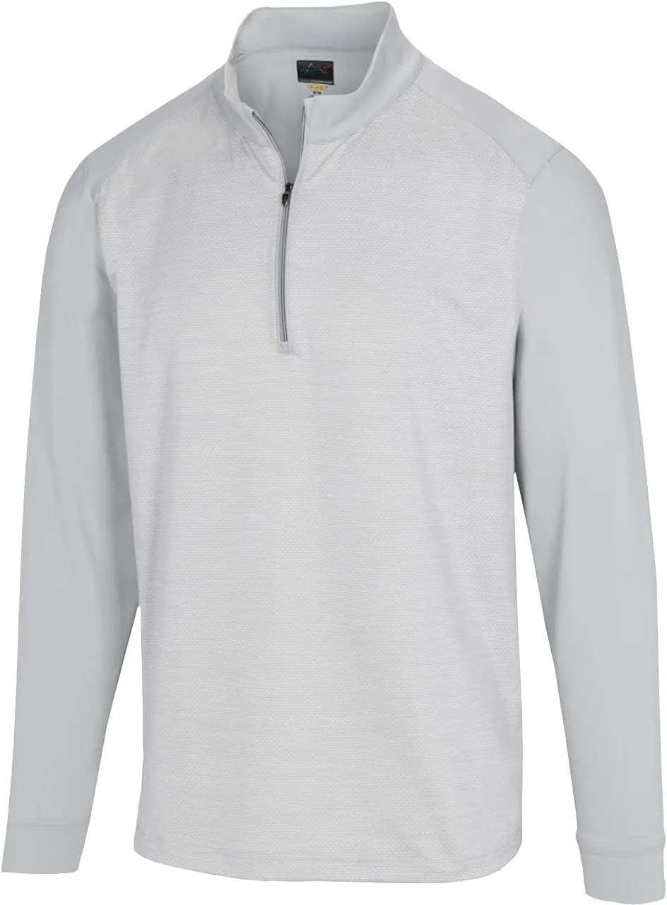 Мужская футболка с длинным рукавом Greg Norman Dimple 1/4-zip
Мужская футболка с длинным рукавом Greg Norman Dimple 1/4-zip