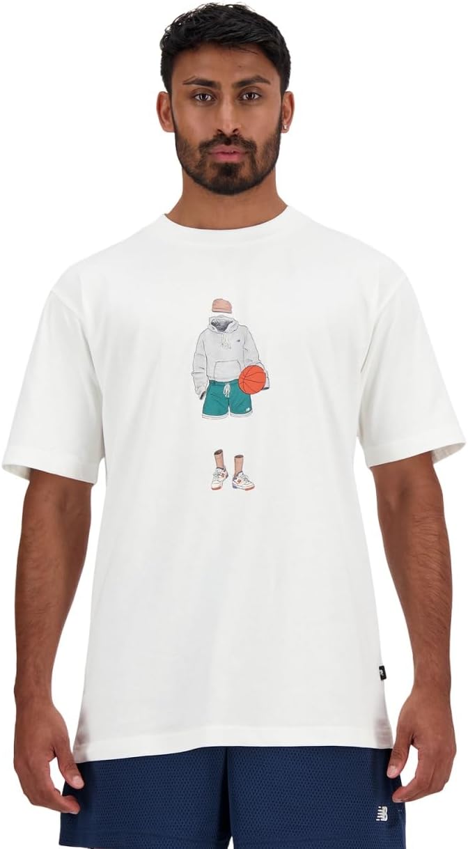 Мужская футболка с коротким рукавом свободного кроя New Balance
Мужская футболка с коротким рукавом свободного кроя New Balance