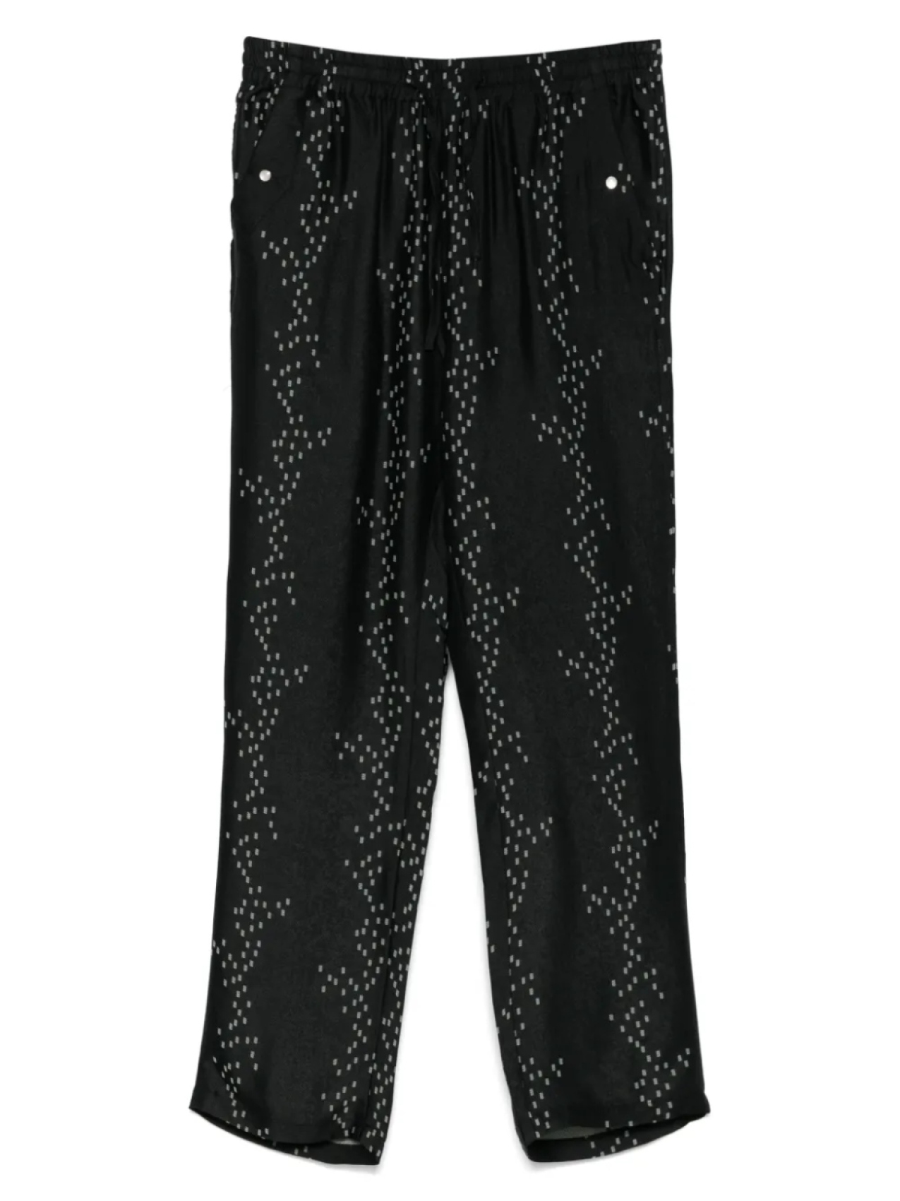 Брюки жаккардовые в квадратный горошек Needles, черный
Брюки жаккардовые в квадратный горошек Needles, черный