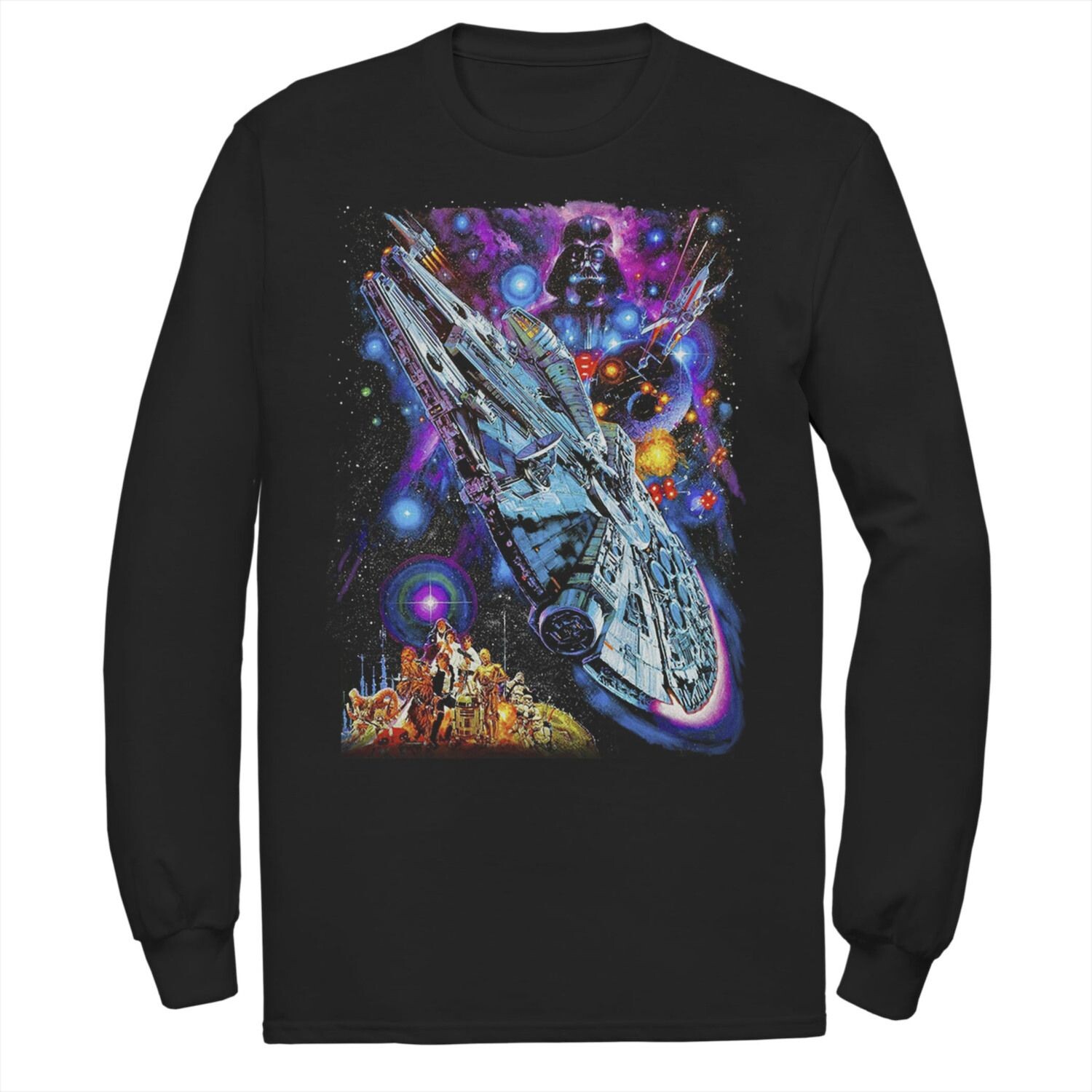 Мужская футболка с постером и психоделическим коллажем «Звездные войны» Star Wars
Мужская футболка с постером и психоделическим коллажем «Звездные войны» Star Wars