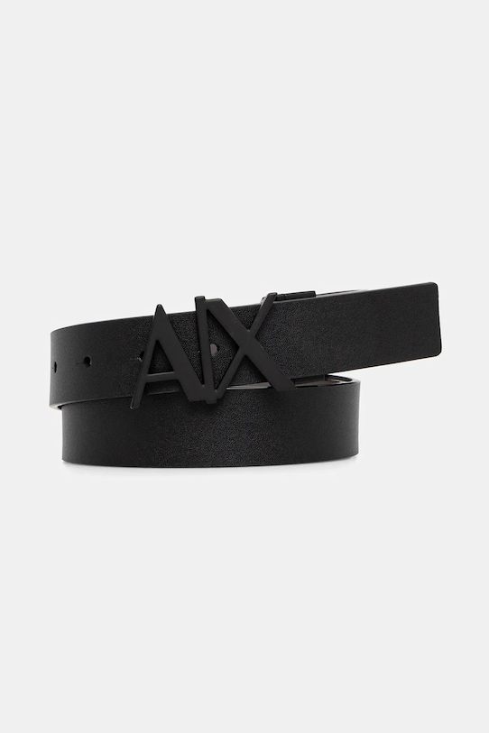 Двусторонний кожаный пояс Armani Exchange, черный
Двусторонний кожаный пояс Armani Exchange, черный