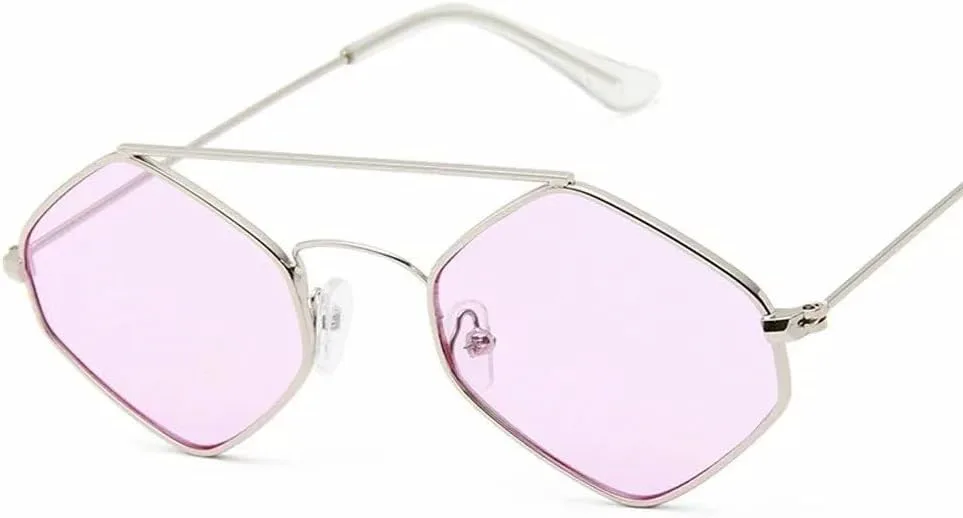 Женские солнцезащитные очки Polygonal Ocean с ретро-металлической оправой и двойным оправным дизайном, флуоресцентного однотонного цвета GHVWYX, 8-silver-purple
Женские солнцезащитные очки Polygonal Ocean с ретро-металлической оправой и двойным оправным дизайном, флуоресцентного однотонного цвета GHVWYX, 8-silver-purple