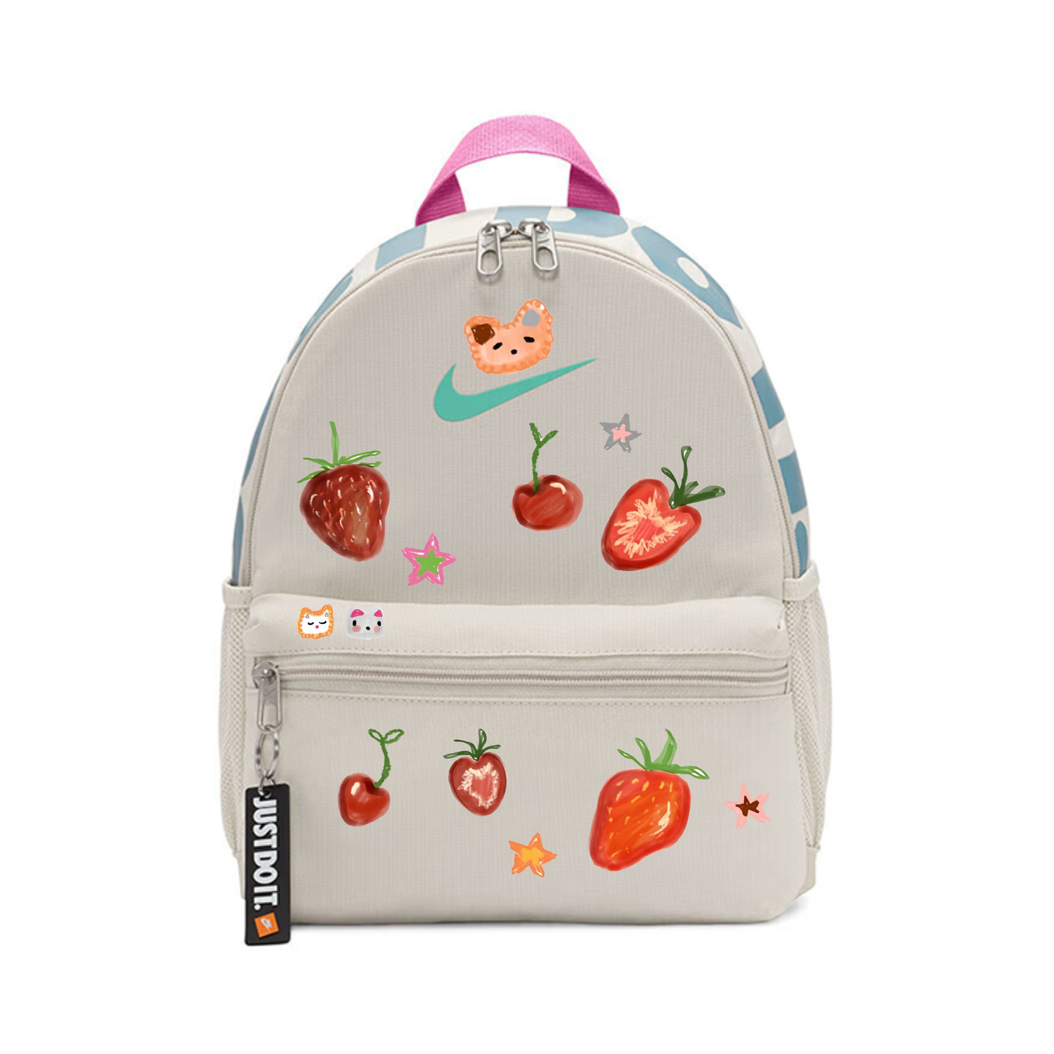 Nike Тканевый рюкзак для детей серо-белый, Fruit Medley
Nike Тканевый рюкзак для детей серо-белый, Fruit Medley