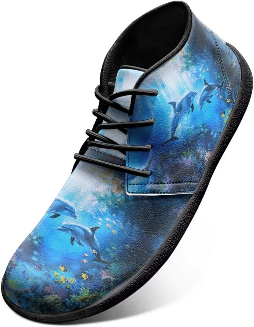 Мужские кроссовки для кросс-тренинга с широкой передней частью и рисунком «дельфин» на резиновой подошве Watdotory, Dolphin Ocean
Мужские кроссовки для кросс-тренинга с широкой передней частью и рисунком «дельфин» на резиновой подошве Watdotory, Dolphin Ocean